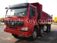 ZZ3317N3267C1/S2WA- HOWO 8X4-371HP-23cbm-Dump tipper truck-one bed