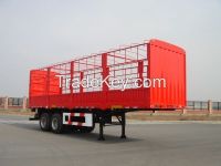 9252CSX-Plate form semi trailer-side rail semi trailer-side wall semi trailer-flat bed semi trailer