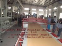 WPC plate production line