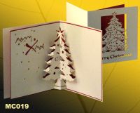 Sell christmas tree pop up greeting card