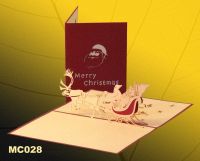 Sell santa claus pop up greeting card