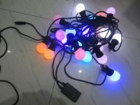 Sell RGB LED party light string 24V with controller , 10M with 20 LED per set