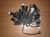 Sell belt light string with E27/B22 socket 10m with 10 socket 230V