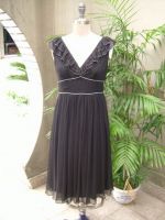 silk dress with nice lace