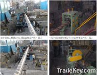 Horizontal continuous casting machine for brass and copper ally rod