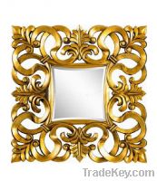 Sell Wooden Framed Wall Decorative Pu Mirror