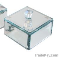 Glass Mirrored Jewelry Box, Mirror Jewel Box, trinket box, jewellery b