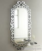 Modern Art Deco Wall Hanging Mirror, Contemporary Craft Decorative