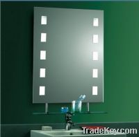 led lighted illuminated backlit bathroom mirror