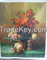 oil painting, flower oil painting