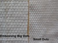 Sell Spunlace nonwoven fabric embossing tye(big dots and small dots)