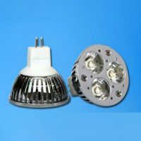 Sell MR16 Led bulb 3pcs 1W, Cree SMD, White