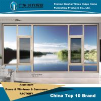 aluminum window with fly screen(net)