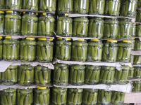 Sell : Pickled cucumber 6-9 cm in glass jar