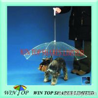 Sell  17" straight PVC pet umbrella