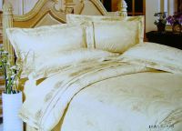Sell  coton jaquard bedding set