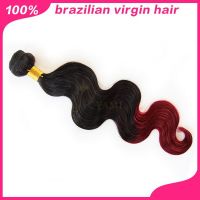 Sell top quality ombre brazilian virgin hair body wave