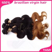 Top quality 2 tone ombre brazilian hair