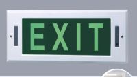 Sell Emergency Exit Sign Light with Novel LED Light Guide(YBD239)