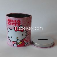 Money boxes, tin box