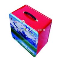 Tin Lunch Box with Handle