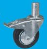 Sell shaft style industrial caster