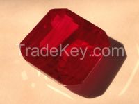 Burma Mogok 35ct Ruby - World Rare - unheated, blood pigeon red color, Top crystal