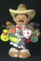 Sell Peruvian traditional characters - ekekos clay