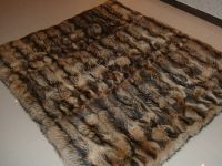 Sell raccoon fur comforter /blanket