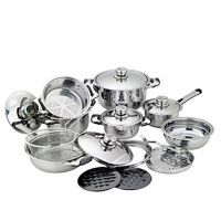 Sell 21pcs stainless steel cookware set
