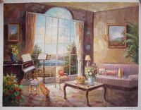 Sell indoor oil painting