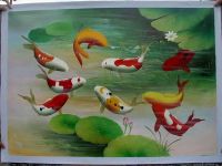 Sell fish oil painting
