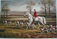 Sell hunting oil painting
