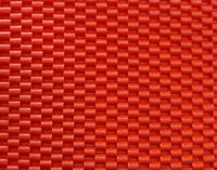 PVC chain mat, unperforated, round chain