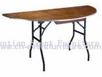 Sell plywood halfmoon table
