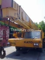 Used truck crane Kato NK800E 80 ton truck crane
