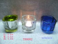 glasss candle holder T00002