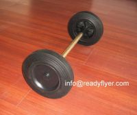 Sell dustbin wheel, wheelie bin wheel, garbage bin axles