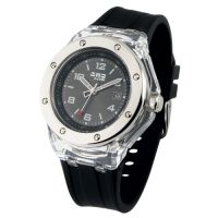 CLEAR ROUND FASHION WATCHES (PZ37-BK)