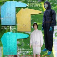 lab coat, patient gown, non-woven coverall