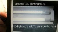 electric conduction LED lighting track
