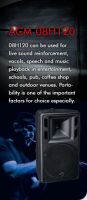 Sell 08H120 series passive full-range plastic speaker