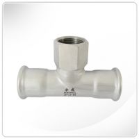 Stainless steel female tee (parallel screw)