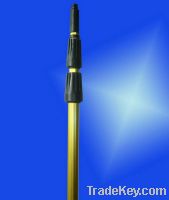 Golden color aluminum telescoping pole for paint roller/cleaning