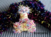 Sell paper eyelash twist yarn - hand knitting yarn