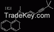 Terbinafine hydrochloride, N, 6, 6-Trimethyl-N-(naphthalen-1-ylmethyl)hept-2-en-4-yn-1-amine hydrochloride