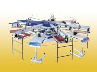 Automatic Multi-color Screen Printing Machine for T shirt printing