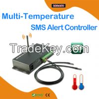 Multi-Temperature Sensors Temperature SMS Alarm Controller