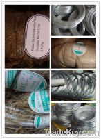 Sell steely triple galvanized wire for electric fence one steely core