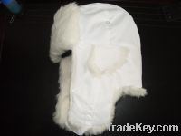 Sell white rabbit fur hat